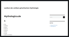 Desktop Screenshot of mythologica.de